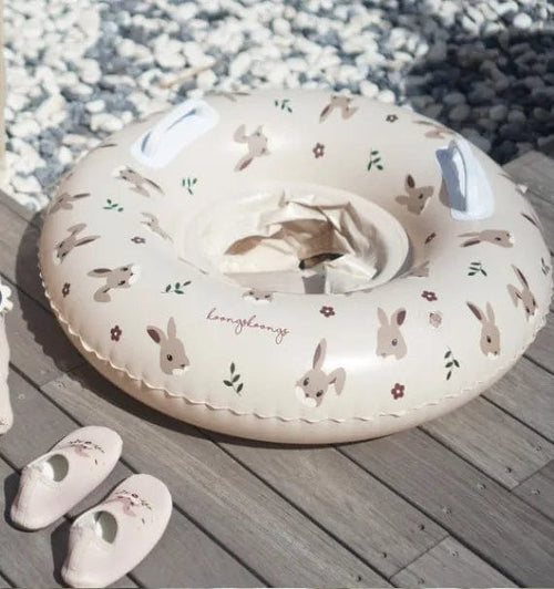 Planet Gates rabbit Children Swimming Seat Float Inflatable Swimming Ring for Kids Boys Girls Swim Pool Water Fun Toys Summer Beach Party Accessory