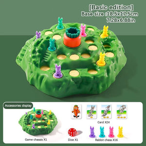 Planet Gates Rabbit Trap Carrot Rabbit Trap Table Board Defend Game Challenge Parent-Child Family Party Interactive Educational Puzzle Toy Gift