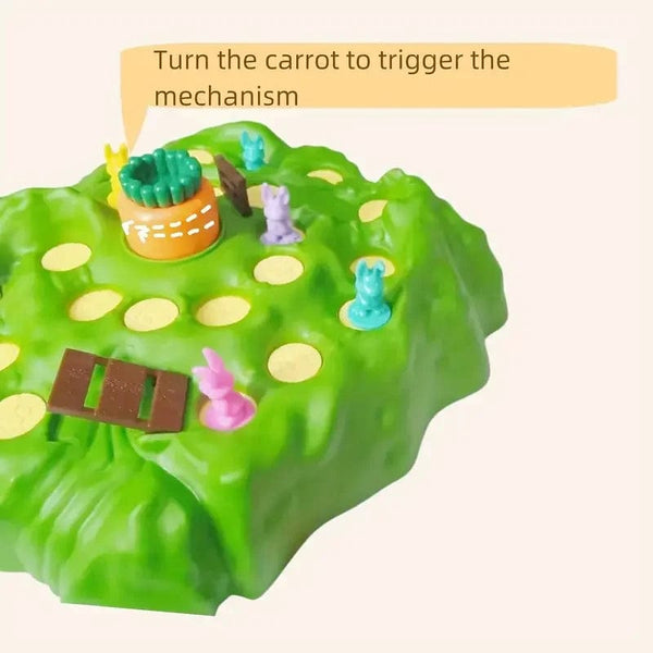 Planet Gates Rabbit Trap Carrot Rabbit Trap Table Board Defend Game Challenge Parent-Child Family Party Interactive Educational Puzzle Toy Gift