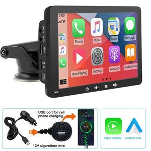 Planet Gates Radio Universal 7 Inch Car Radio Multimedia Video Player Wireless Carplay Android Auto Touch Screen Bluetooth Car Intelligent Systems