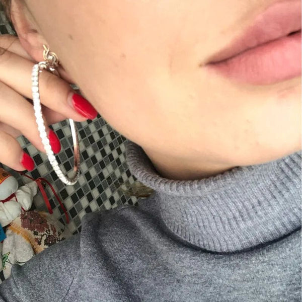 Planet Gates Raexrage 30-100mm Fashion Hoops Earrings With Rhinestone Circle Crystal Earrings Big Basketball Wives CZ Hiphop Earrings Women