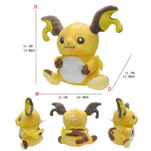 Planet Gates Raichu Sprigatito Pokemon Plush Doll Soft Animal Hot Toys Great Gift