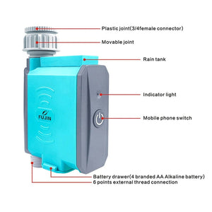 Planet Gates Rain Sensor BLE / CHINA FUJIN Irrigation Bluetooth WiFi gateway flower watering controller timing watering artifact automatic smartphone remote timer
