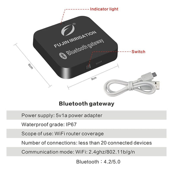 Planet Gates Rain Sensor BLE / CHINA FUJIN Irrigation Bluetooth WiFi gateway flower watering controller timing watering artifact automatic smartphone remote timer