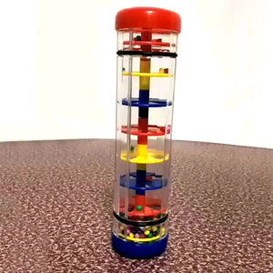 Planet Gates Rainmaker Baby Toy Rain Stick Musical Toys For Babies 1 2 3 Year Hand Shaker Rattles Toy Educational Instrument Toy For Children