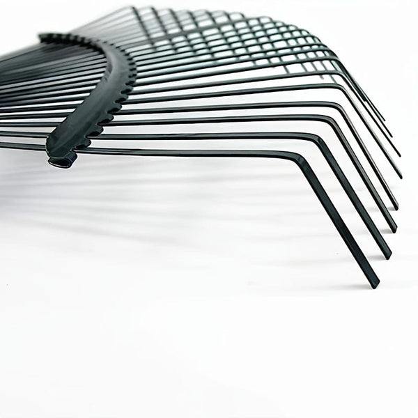 Planet Gates Rake Head 1pc Lawn Rake Leaf Scoop Rake, Stainless Steel Broom, Relieve Fatigue Portable Garden Tools Easy To Clean Grass Rake, 40.13cm X 41.91cm (no Handle)