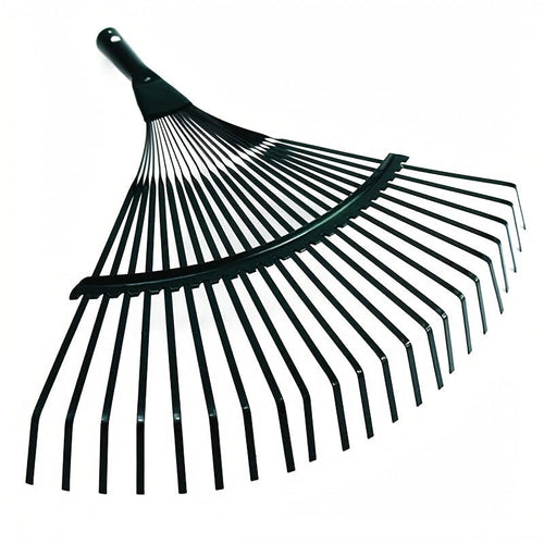 Planet Gates Rake Head 1pc Lawn Rake Leaf Scoop Rake, Stainless Steel Broom, Relieve Fatigue Portable Garden Tools Easy To Clean Grass Rake, 40.13cm X 41.91cm (no Handle)