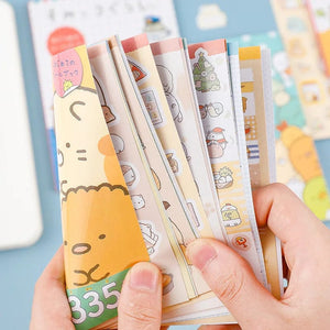 Planet Gates random 16 Sheets Kawaii Stickers Book DIY Scrapbooking Journal Planner Notebook Diary Decor Phone Stickers Office Japanese Stationery
