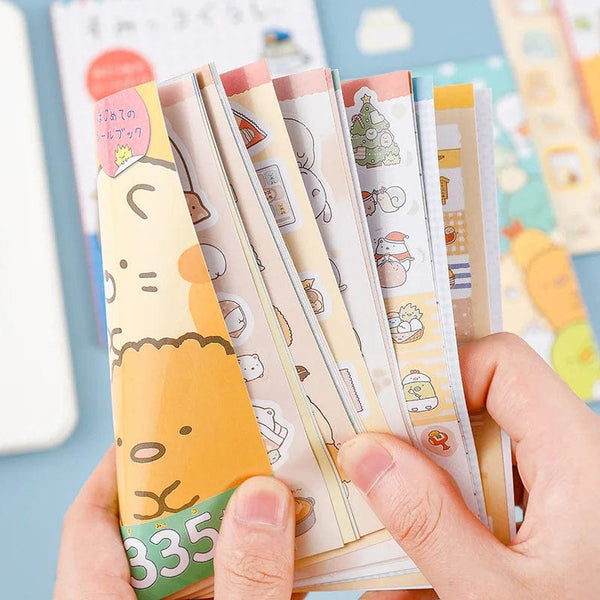 Planet Gates random 16 Sheets Kawaii Stickers Book DIY Scrapbooking Journal Planner Notebook Diary Decor Phone Stickers Office Japanese Stationery