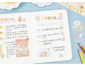 Planet Gates random 16 Sheets Kawaii Stickers Book DIY Scrapbooking Journal Planner Notebook Diary Decor Phone Stickers Office Japanese Stationery