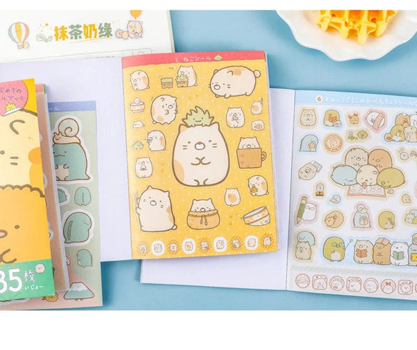 Planet Gates random 16 Sheets Kawaii Stickers Book DIY Scrapbooking Journal Planner Notebook Diary Decor Phone Stickers Office Japanese Stationery