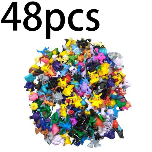 Planet Gates random 24pcs 24-144 Pcs Pokemon Action Figure 2-3CM Not Repeating Mini Figures Model Toy Pikachu Anime Kids Collect Dolls Birthday Gifts
