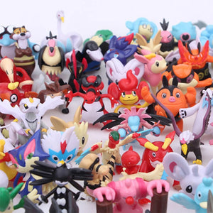 Planet Gates random 24pcs 24-144 Pcs Pokemon Action Figure 2-3CM Not Repeating Mini Figures Model Toy Pikachu Anime Kids Collect Dolls Birthday Gifts