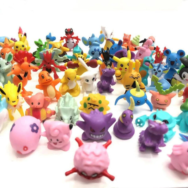 Planet Gates random 24pcs 24-144 Pcs Pokemon Action Figure 2-3CM Not Repeating Mini Figures Model Toy Pikachu Anime Kids Collect Dolls Birthday Gifts