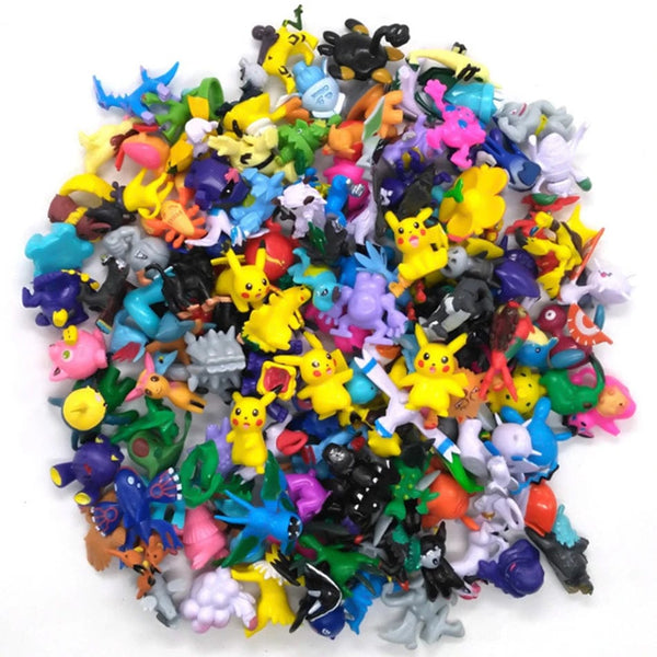 Planet Gates random 24pcs 24-144 Pcs Pokemon Action Figure 2-3CM Not Repeating Mini Figures Model Toy Pikachu Anime Kids Collect Dolls Birthday Gifts