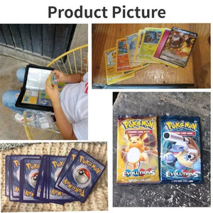 Planet Gates Random 40/80 PCS Pokemon Cards Deck Box Pikachu English Party Games Tabletop Matchmaking Card Set Pokemon Cards' Album Kids Toys