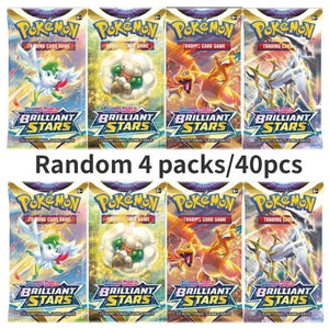 Planet Gates Random 40/80 PCS Pokemon Cards Deck Box Pikachu English Party Games Tabletop Matchmaking Card Set Pokemon Cards' Album Kids Toys