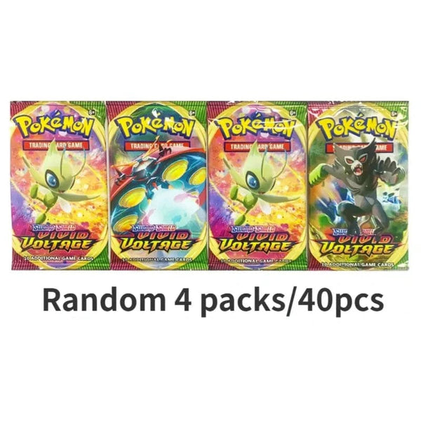 Planet Gates Random 40PCS-B Random 40/80 PCS Pokemon Cards Deck Box Pikachu English Party Games Tabletop Matchmaking Card Set Pokemon Cards' Album Kids Toys
