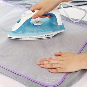 Planet Gates Random Color 1pc Ironing protective cloth, Heat Resistant Ironing Pad - Protect Clothes and Ironing Board with Mesh Cloth Steam Ironing Pad