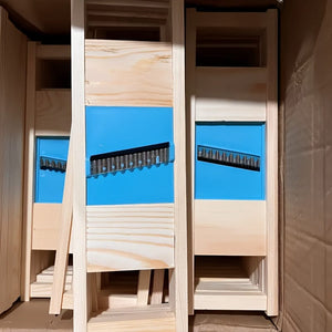 Planet Gates Random Color 1pc, Potato Lattice Maker, Wooden Wavy Chopper, Potato Slicers, Vegetable Chopper, Multi-Functional Cucumber Slicers, Vegetable Slicer, Kitchen Stuff, Kitchen Gadgets