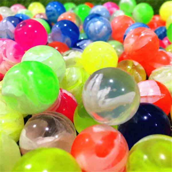 Planet Gates Random color-20pcs 20Pcs/lot Rubber 19mm Cloud Bouncy Balls Funny Toy Jumping Balls Mini Neon Swirl Bouncing Balls for Kids Sports Games Toy