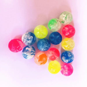 Planet Gates Random color-20pcs 20Pcs/lot Rubber 19mm Cloud Bouncy Balls Funny Toy Jumping Balls Mini Neon Swirl Bouncing Balls for Kids Sports Games Toy