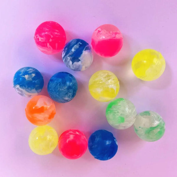 Planet Gates Random color-20pcs 20Pcs/lot Rubber 19mm Cloud Bouncy Balls Funny Toy Jumping Balls Mini Neon Swirl Bouncing Balls for Kids Sports Games Toy