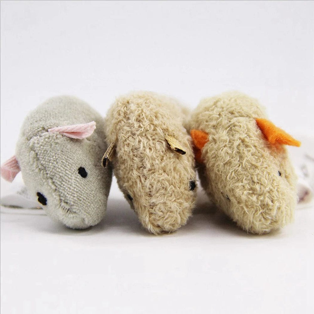 Planet Gates Random Color 3Pcs New Plush Simulation Mouse Cat Toy Bite Resistance Plush Mouse Cat Scratch Interactive Mouse Toy Palying Toy For Cat Kitten