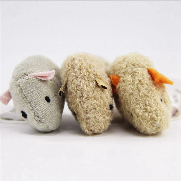 Planet Gates Random Color 3Pcs New Plush Simulation Mouse Cat Toy Bite Resistance Plush Mouse Cat Scratch Interactive Mouse Toy Palying Toy For Cat Kitten