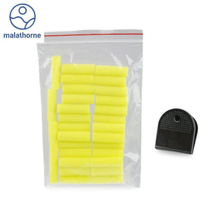 Planet Gates Random Color Malathorne 30 Pcs Cylinder-shaped Sponge Brush for Water-Base Table Tennis Glue+Random Color Clip Racket DIY Tools Accessories