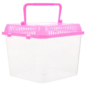 Planet Gates Random Color Pet Box Turtle Tank Habitat Small Terrarium Snails Reptile Aquarium Storage Nest Plastic Tortoise Basin Breeding Living