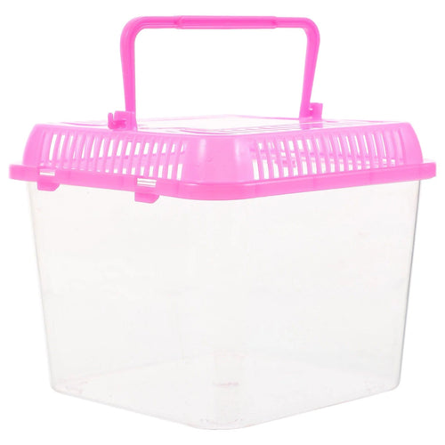 Planet Gates Random Color Pet Box Turtle Tank Habitat Small Terrarium Snails Reptile Aquarium Storage Nest Plastic Tortoise Basin Breeding Living