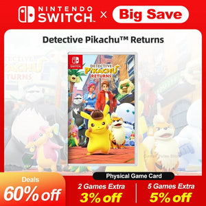 Planet Gates Random Cover Detective Pikachu Returns Nintendo Switch Game Deals 100% Original Physical Game Card Single Player Adventure Genre for Switch