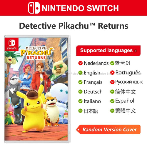 Planet Gates Random Cover Detective Pikachu Returns Nintendo Switch Game Deals 100% Original Physical Game Card Single Player Adventure Genre for Switch
