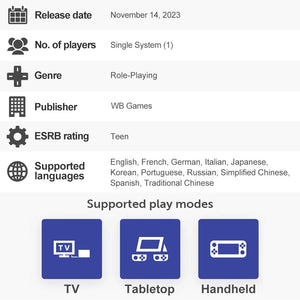 Planet Gates Random Cover Hogwarts Legacy Nintendo Switch Game Deals 100% Official Original Physical Game Card RPG Genre for Nintendo Switch Game Console