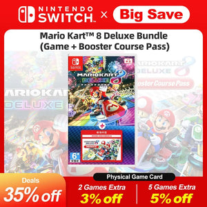 Planet Gates Random Cover Mario Kart 8 Deluxe Bundle (Game + Booster Course Pass) Nintendo Switch Game Deals 100% Original Physical Game Card for Switch