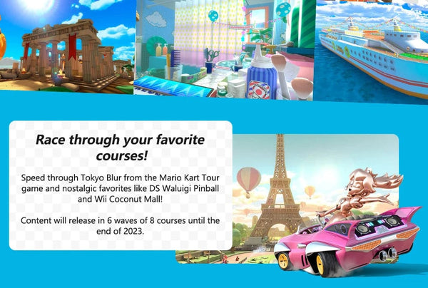 Planet Gates Random Cover Mario Kart 8 Deluxe Bundle (Game + Booster Course Pass) Nintendo Switch Game Deals 100% Original Physical Game Card for Switch