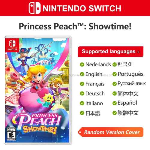 Planet Gates Random Cover Princess Peach : Showtime! Nintendo Switch Game Deals 100% Official Original Physical Game Card for Nintendo Switch OLED Lite