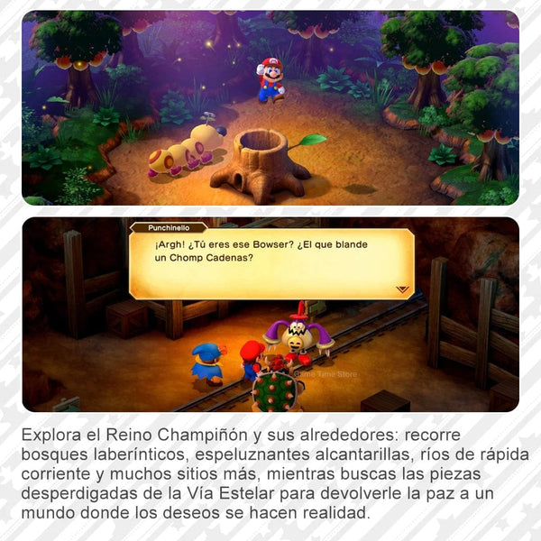 Planet Gates Random Cover Super Mario RPG Nintendo Switch Game Deals 100% Original Official Physical Game Card Adventure and RPG Genre 1 Player for Switch