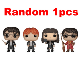 Planet Gates Random1pcs   no box 4pcsFigure HarridPotter Ron Hermione Snape Dobby Luna Lord Voldemort Soul Eating Vinyl Action Figure Collection Model Toys Gifts