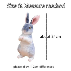 Planet Gates randomly 1pcs 1pc Randomly Realistic Cute Plush Rabbits Lifelike Animal Photo Props Bunny Simulation Toy Model Birthday Gift