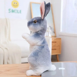 Planet Gates randomly 1pcs 1pc Randomly Realistic Cute Plush Rabbits Lifelike Animal Photo Props Bunny Simulation Toy Model Birthday Gift