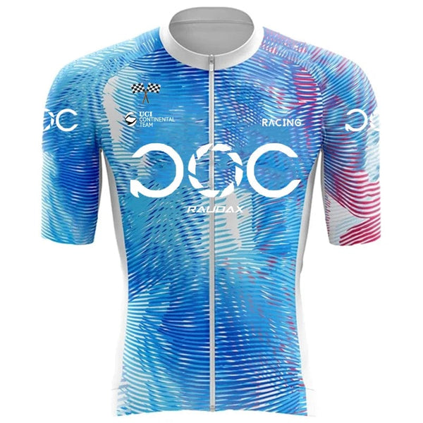 Planet Gates RAUDAX POC New Men's Cycling Set Road Bicycle Breathable Cycling Suit Bib Shorts Cycling Set Summer Cycling Team Training Suit