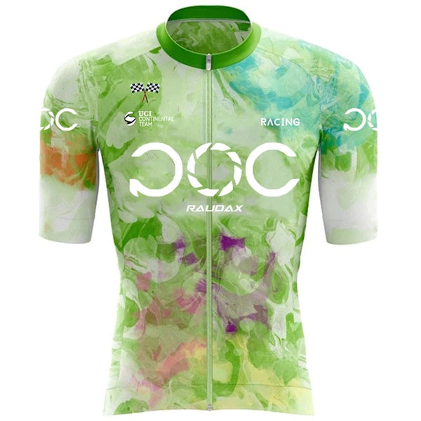 Planet Gates RAUDAX POC New Men's Cycling Set Road Bicycle Breathable Cycling Suit Bib Shorts Cycling Set Summer Cycling Team Training Suit