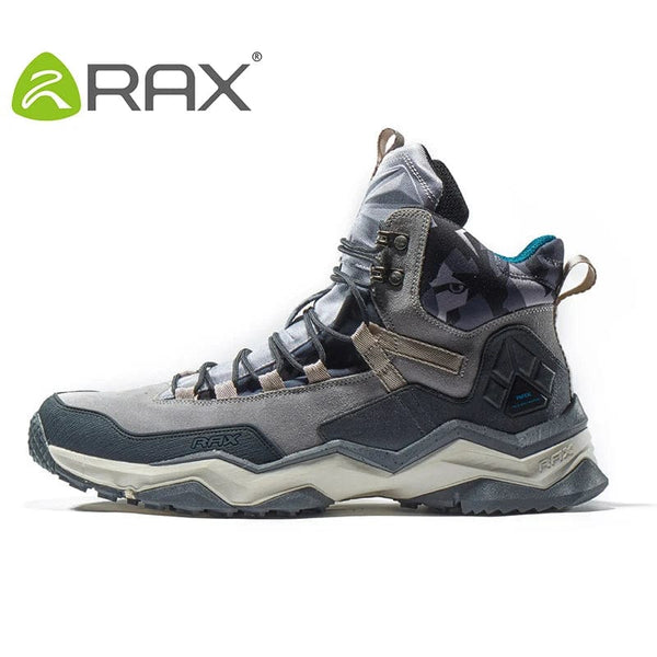 Planet Gates RAX Men Hiking Shoes Mid-top Waterproof Outdoor Sneaker Men Leather Trekking Boots Trail Camping Climbing Hunting Sneakers Women