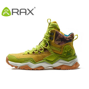 Planet Gates RAX Men Hiking Shoes Mid-top Waterproof Outdoor Sneaker Men Leather Trekking Boots Trail Camping Climbing Hunting Sneakers Women