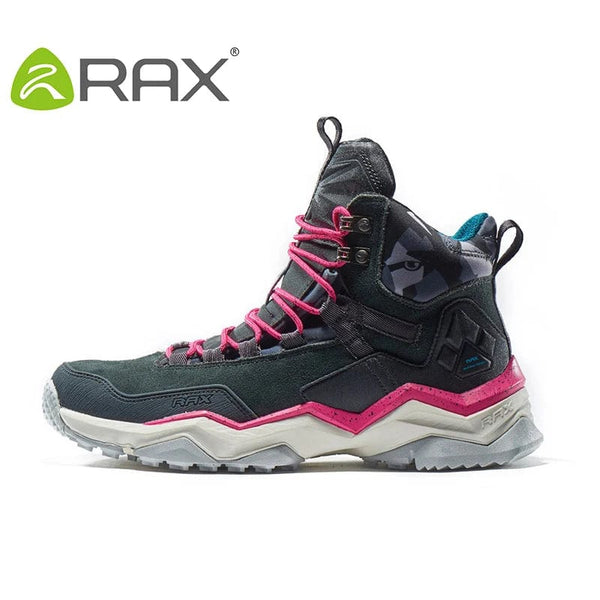 Planet Gates RAX Men Hiking Shoes Mid-top Waterproof Outdoor Sneaker Men Leather Trekking Boots Trail Camping Climbing Hunting Sneakers Women