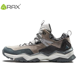 Planet Gates RAX Men Hiking Shoes Mid-top Waterproof Outdoor Sneaker Men Leather Trekking Boots Trail Camping Climbing Hunting Sneakers Women
