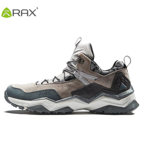 Planet Gates RAX Men Hiking Shoes Mid-top Waterproof Outdoor Sneaker Men Leather Trekking Boots Trail Camping Climbing Hunting Sneakers Women