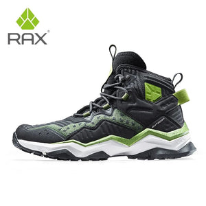 Planet Gates RAX Men Hiking Shoes Mid-top Waterproof Outdoor Sneaker Men Leather Trekking Boots Trail Camping Climbing Hunting Sneakers Women